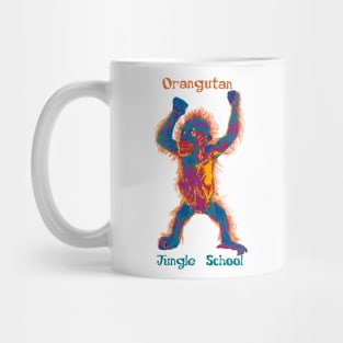 Orangutan Jungle School Mug